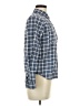 Universal Thread Checkered-gingham Blue Long Sleeve Button-Down Shirt Size XS - photo 4
