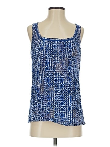 Tory Burch Sleeveless Silk Top (view 1)