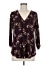 Beacon Burgundy 3/4 Sleeve Blouse Size M - photo 1