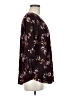 Beacon Burgundy 3/4 Sleeve Blouse Size M - photo 4