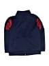 Adidas 100% Polyester Blue Track Jacket Size 7 - photo 2