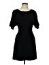 Express Outlet Solid Black Cocktail Dress Size M - photo 1