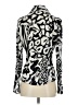 Cache Animal Print Black Long Sleeve Blouse Size S - photo 2