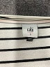 CAbi Stripes Ivory Long Sleeve Henley Size S - photo 7