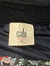 CAbi 100% Polyester Paisley Blue Casual Skirt Size M - photo 4