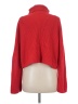 Leith Solid Red Turtleneck Sweater Size M - photo 2