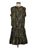 decker 100% Polyester Paisley Black Casual Dress Size XS - photo 1