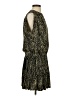 decker 100% Polyester Paisley Black Casual Dress Size XS - photo 4
