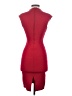 Glare Solid Red Cocktail Dress Size S - photo 2