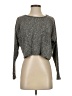 Topshop Metallic Gray Pullover Sweater Size 2 - photo 1