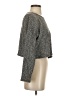 Topshop Metallic Gray Pullover Sweater Size 2 - photo 4