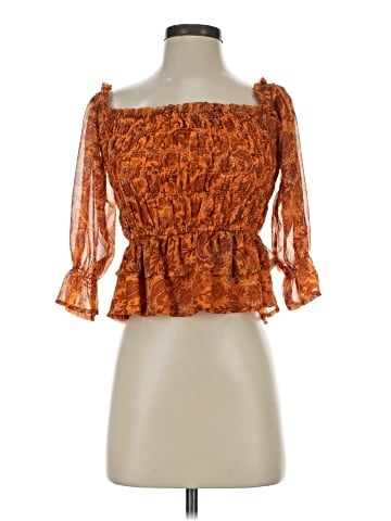 Patrons of Peace 3/4 Sleeve Blouse (view 1)
