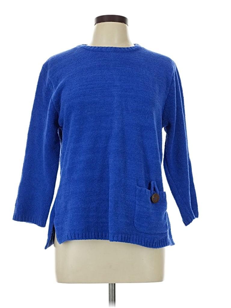 Pre-owned Lulu-b Pullover Sweater In Blue