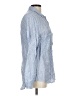 Pure Navy Blue Long Sleeve Button-Down Shirt Size L - photo 4