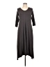 Heartstring Gray Casual Dress Size L - photo 1