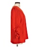 CAbi 100% Polyester Red 3/4 Sleeve Top Size M - photo 4