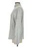 August 1 Eight Metallic Silver Turtleneck Sweater Size XS - photo 5