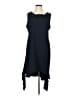 Drew 100% Polyester Solid Blue Casual Dress Size L - photo 1