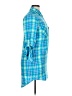 Billy T Plaid Blue 3/4 Sleeve Button-Down Shirt Size XL (estimated) - photo 4