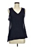 Lyssé 100% Polyester Blue Gray Sleeveless T-Shirt Size M - photo 1