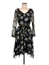 CAbi 100% Polyester Paisley Black Cocktail Dress Size M - photo 1