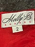 Assorted Brands Hearts Burgundy Cocktail Dress Size 2 - photo 7
