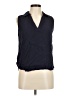 Ann Taylor LOFT 100% Rayon Blue Sleeveless Blouse Size M - photo 1