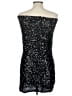 Aqua 100% Polyester Stars Silver Black Cocktail Dress Size L - photo 2