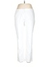 Nike 100% Polyester Solid White Casual Pants Size 12 - photo 1