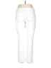 Nike 100% Polyester Solid White Casual Pants Size 12 - photo 2