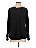 Unbranded Black Long Sleeve Henley Size L - photo 1