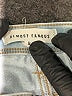 Almost Famous Blue Denim Shorts Size 5 - photo 3