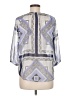 Everly 100% Polyester Silver 3/4 Sleeve Blouse Size S - photo 2