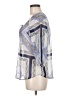 Everly 100% Polyester Silver 3/4 Sleeve Blouse Size S - photo 5