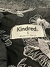 Kindred 100% Cotton Print Black 3/4 Sleeve Blouse Size S - photo 7