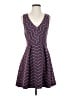 BCBGeneration Chevron-herringbone Blue Casual Dress Size 4 - photo 1