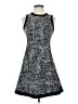 DKNY Tweed Silver Cocktail Dress Size 2 (petite) - photo 1