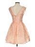 Topshop 100% Polyester Orange Pink Cocktail Dress Size 4 - photo 2