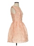 Topshop 100% Polyester Orange Pink Cocktail Dress Size 4 - photo 4