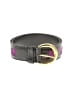 Jaeger 100% Leather Purple Leather Belt Size XXS - photo 1