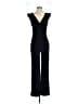 Bar III Solid Black Jumpsuit Size 4 - photo 1