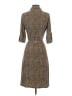 Attention Animal Print Brown Casual Dress Size XS - photo 2