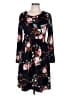 Assorted Brands Floral Black Casual Dress Size M - photo 1