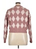Dreamers By Debut Argyle Pink Pullover Sweater Size XL - photo 2