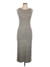 Olive and Oak Gray Casual Dress Size L - photo 1