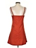 Unbranded 100% Polyester Solid Red Casual Dress Size XS - photo 2