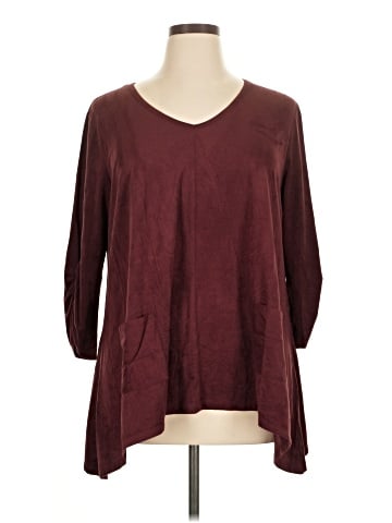 New Directions 3/4 Sleeve Top (view 1)