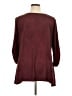 New Directions Burgundy 3/4 Sleeve Top Size XL - photo 2