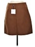 Chicwish Solid Brown Casual Skirt Size S - photo 2