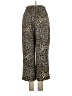 DR2 100% Polyester Animal Print Gold Casual Pants Size S - photo 2
